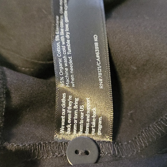 Eileen Fisher Organic Cotton Ankle Pant in Black XS NWT - Picture 10 of 12